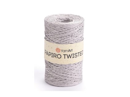 Rafie PAPIRO TWISTED YarnArt / 1301 Světle šedá