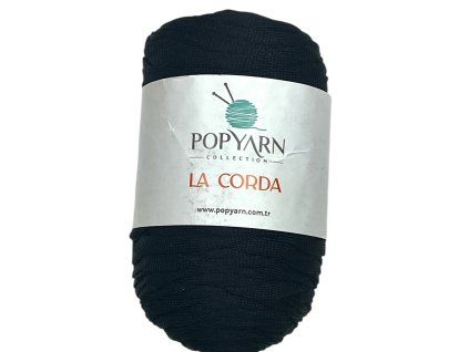 Popyarn La Corda / B130 - černá