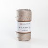 PP. XL Macrame 3 mm - 030 Bílá káva