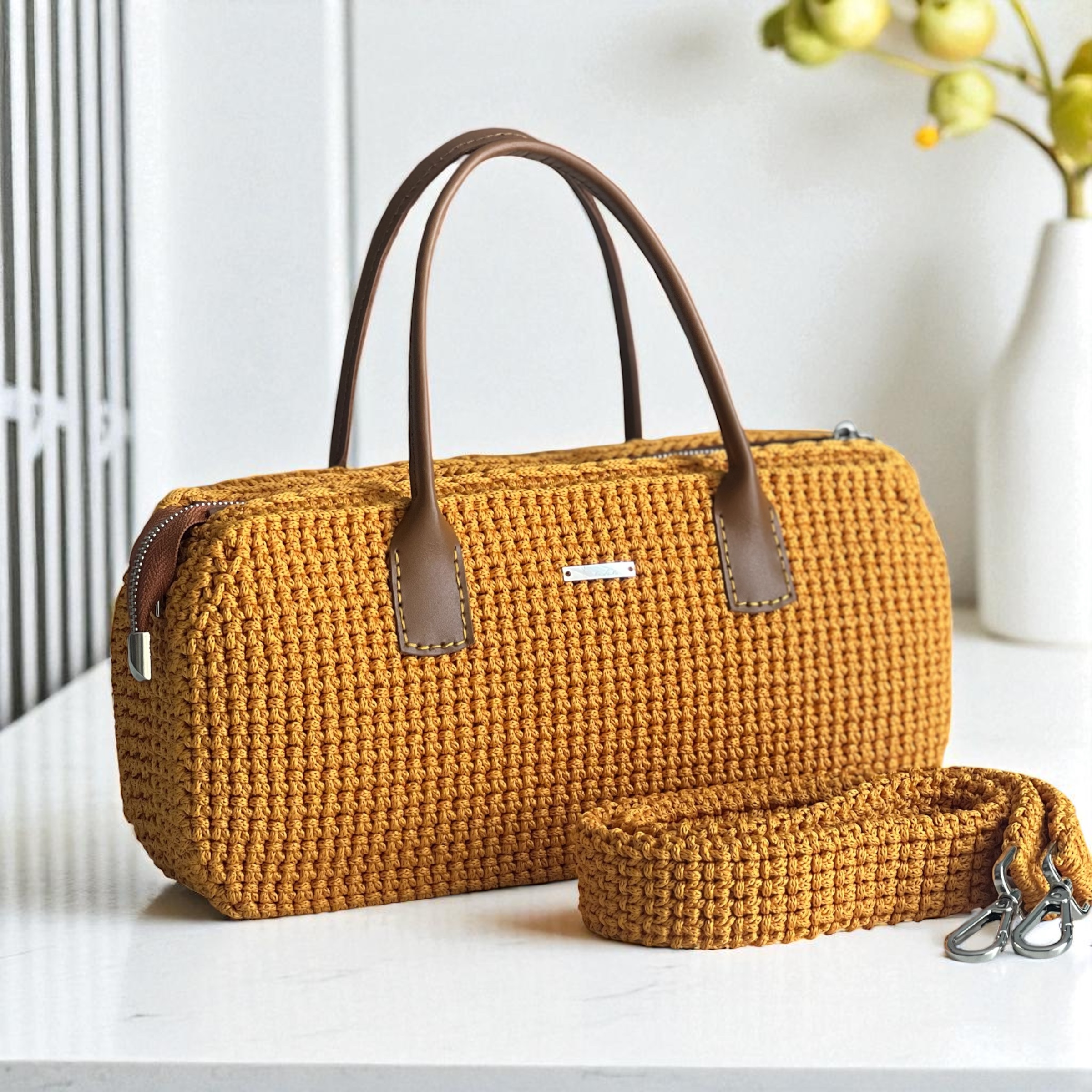 Gehäkelte Handtasche SABINA
