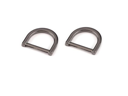 2439 polokrouzek na kabelky sire 20 mm cerny nikl