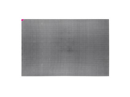 2460 plastova kanava mrizka na tapiko 42x60 cm cerna