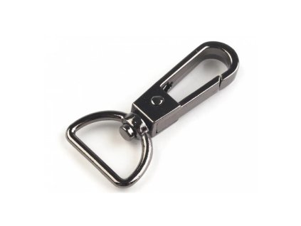 2679 kovova karabina pruvlek 20 mm nikl cerny