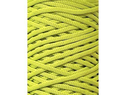 3123 poli cord plocha snura 3 mm limonka
