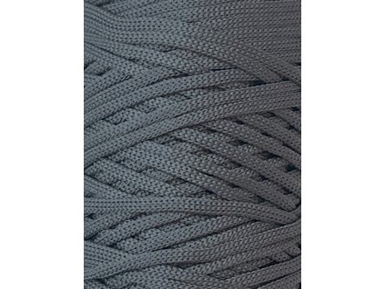 3141 poli cord plocha snura 3 mm grafitova