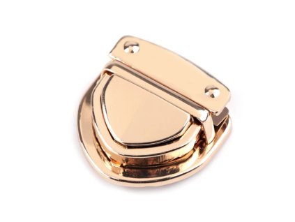 3180 zapinani na kabelku 45x45 mm ruzove zlato