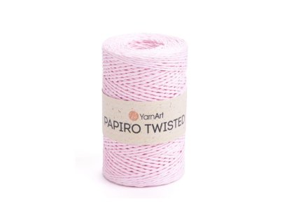 3684 rafie papiro twisted yarnart 1318 svetle ruzova