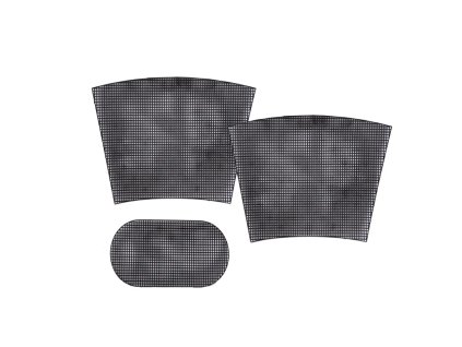 3696 sada plastova kanava mrizka shoper 40x29x20 cm cerna