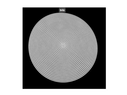 3702 plastova kanava mrizka vysivaci kruh 24 cm bila