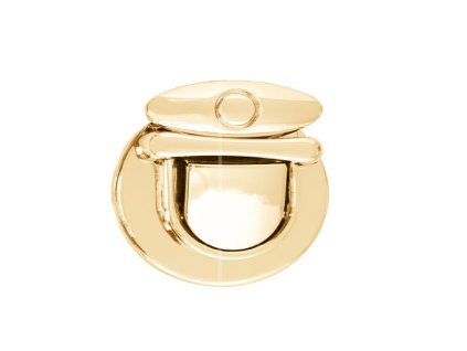 3708 zapinani na kabelku 46 x 46 mm ruzove zlato