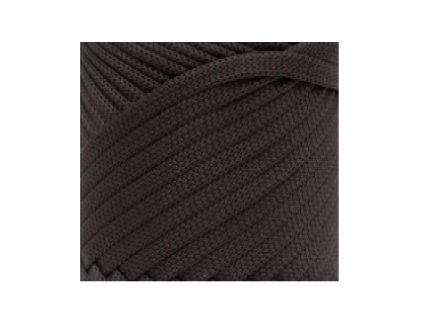 3873 1 soft ribbon plocha snura 4 mm 3701 cokoladova