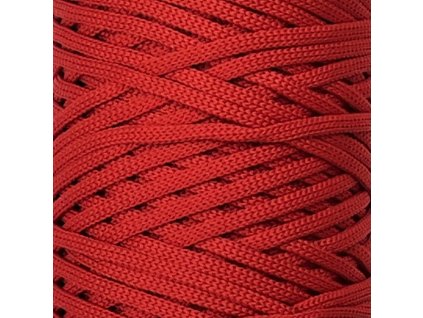 4110 poli cord plocha snura 3 mm cervena