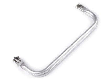 Aluminiumrahmen für Taschenherstellung (25 × 10 cm), eckig / Nickel