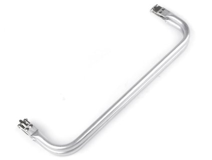 Aluminiumrahmen für Taschenherstellung (30 × 10 cm), eckig / Nickel