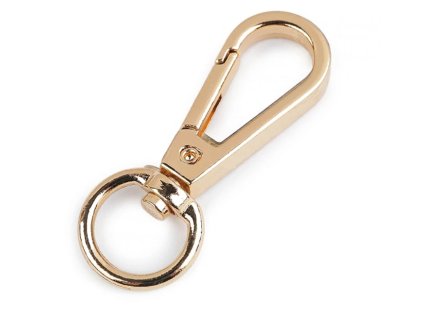 Metall Karabiner Durchzug 12 mm / Goldene Klassiker