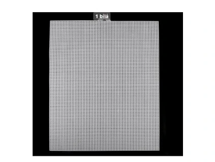 Kunststoff-Stramin/Stickgitter 26x33,5 cm/weiß