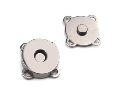 Magnetverschluss Ø18 mm / Schwarz Nickel 2