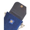 2388 3 hackovana mini kabelka modra elektro