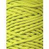 3123 poli cord plocha snura 3 mm limonka