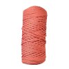 3147 1 poli cord plocha snura 3 mm lososova