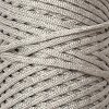 4122 poli cord glitter plocha snura 3 mm ivory stribrna