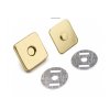 1577 magneticke zapinani 18x18 mm ctverec zlata