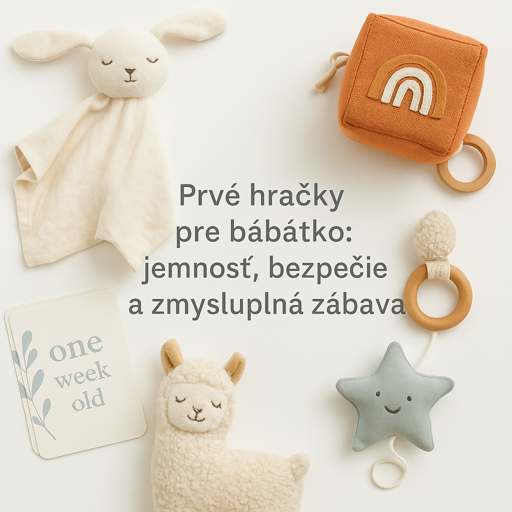 Prvé hračky pre bábätko: Jemnosť, bezpečie a zmysluplná zábava