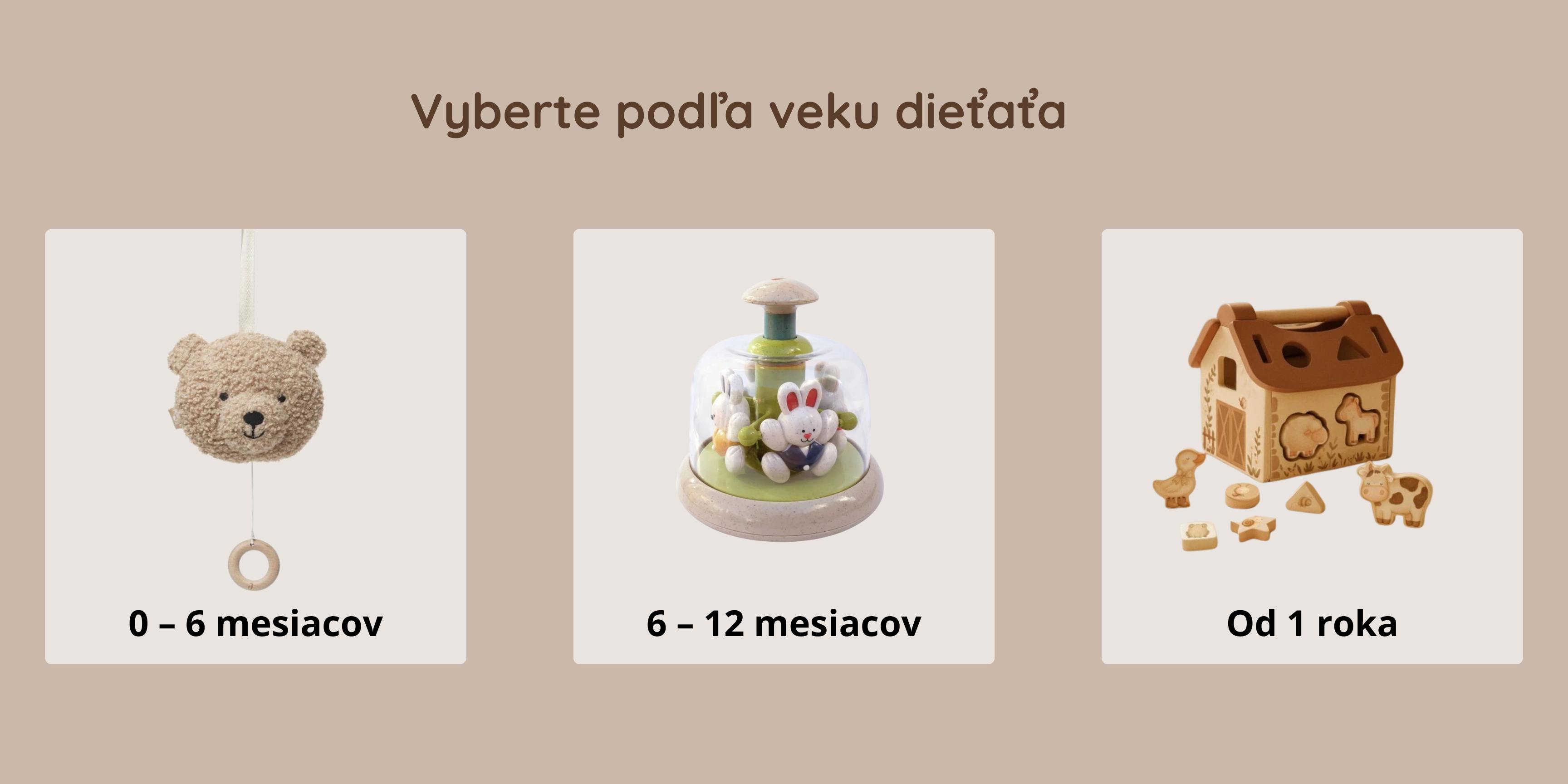 Výber hračiek podľa veku dieťaťa od narodenia