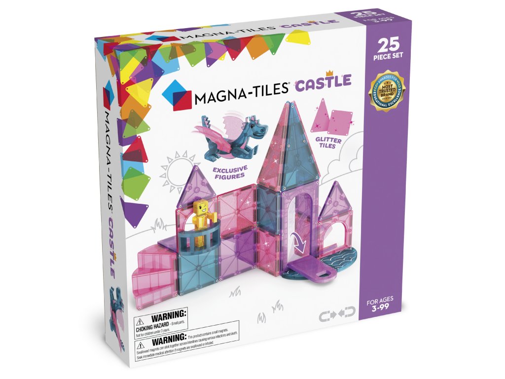 Magnetická stavebnica Castle 25 dielov – balenie produktu