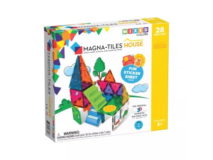 Balenie magnetickej stavebnice Magna-Tiles House 28 dielov – predná strana