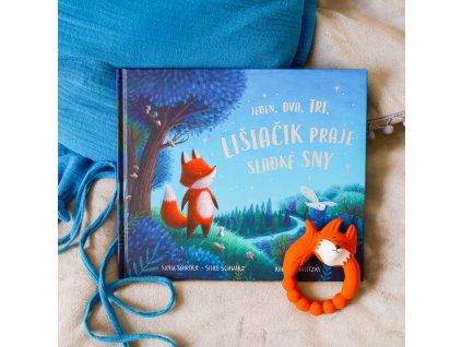 detská kniha Jeden, dva, tri, lišiačik praje sladké sny – obálka