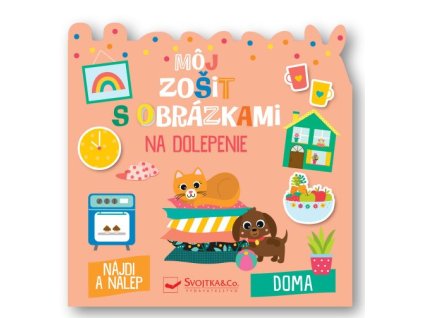 Môj zošit s obrázkami na dolepenie - Doma