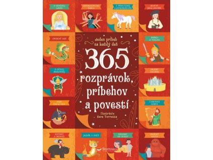 Kniha 365 rozprávok, príbehov a povestí – obálka