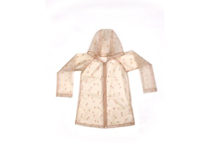 Detský kabátový pršiplášť na zips STRAWBERRIES MRS. ERTHA – nepremokavý pršiplášť pre deti