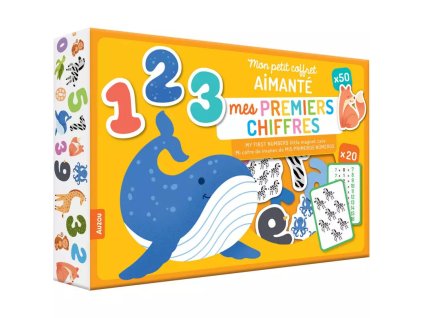 AUZOU Magnetický box na hranie Moje prvé čísla – magnetická vzdelávacia hra