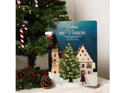 Obálka knihy Čakáme na Vianoce s vianočným motívom