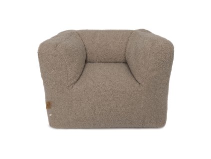 Detské kresielko Jollein Teddy v béžovej farbe Warm Sand – pohľad spredu
