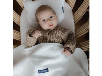 Bavlnená deka Zaffiro 75×100 cm – jemná detská deka pre bábätko