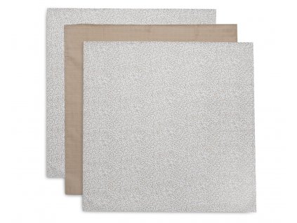 Hydrofilné plienky Jollein Dotted 70×70 cm – balenie 3 ks