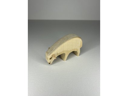 Drevená ručne vyrábaná ovečka – slovenská hračka z prírodného dreva