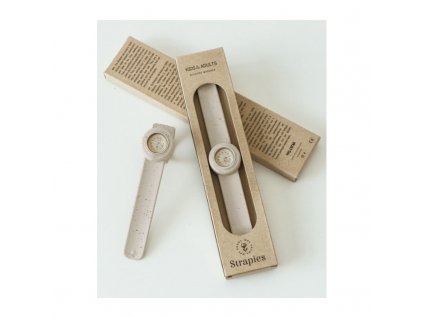 Detské drevené hodinky Nude v prírodnom balení