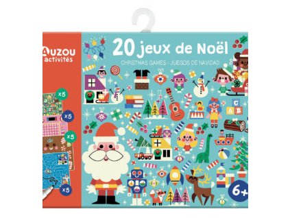 AUZOU 20 mini hier a aktivít s fixkou – Vianoce, balenie