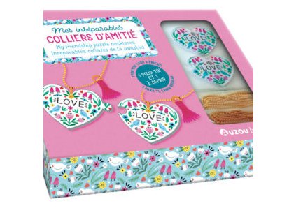 AUZOU DIY Puzzle náhrdelníky priateľstva – kreatívna sada v krabičke