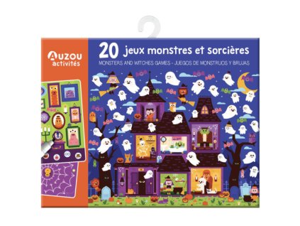 AUZOU 20 mini hier a aktivít s fixkou – strašidlá, balenie