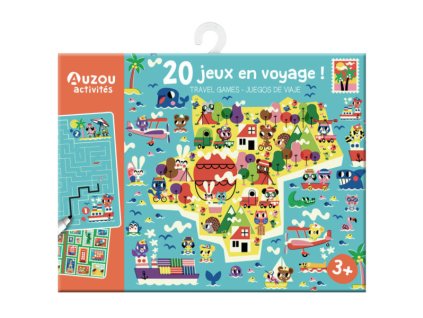 AUZOU 20 mini hier a aktivít s fixkou – cestovanie, balenie