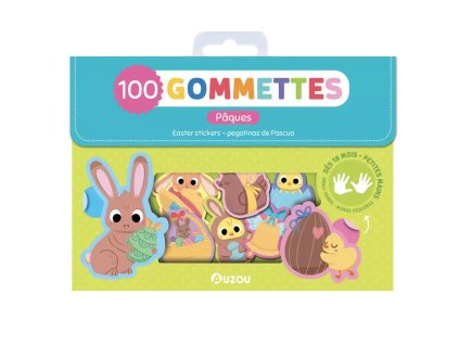 AUZOU 100 odlepiteľných nálepiek v krabičke – Veľká noc