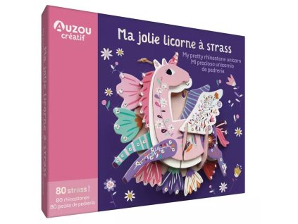 AUZOU 3D model Trblietavý Jednorožec na zavesenie