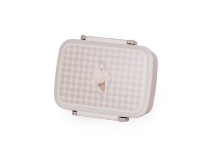 Desiatový box s priehradkou Square 15 cm MRS. ERTHA – detský box na desiatu