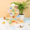 Balančná hra pre deti Zvieratá Pastel – skladanie a vyvažovanie dielikov