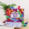 Kreativná sada Prvé voskovky 2 v 1 Dinosaurus – balenie s knihou a voskovkami